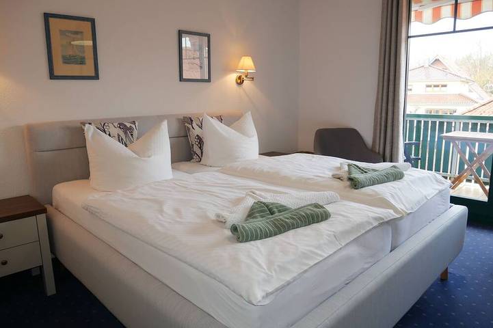 Petite chambre double avec balcon - Gästehaus Knuth in Zinnowitz, Usedomer Norden