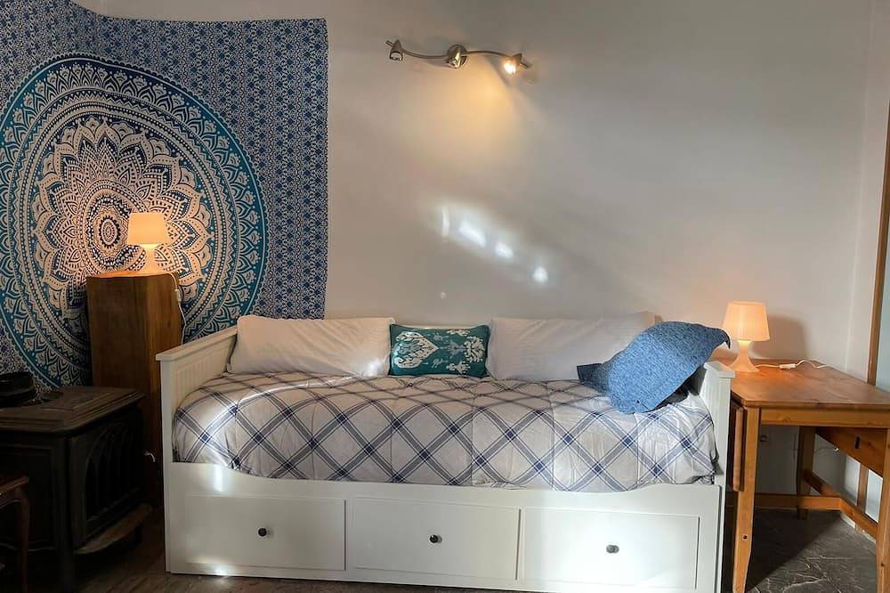 Rural apartment with private garden in the middle of the national park, with trails in Cercedilla, Puerto de Navacerrada