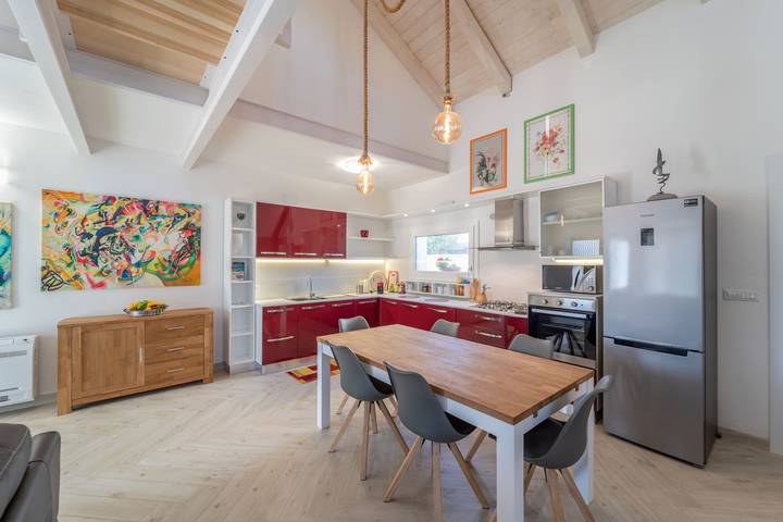 Casa vacanze "Capriccio Mediterraneo" con vista mare, aria condizionata, terrazza e giardino in Ottava, Sassari