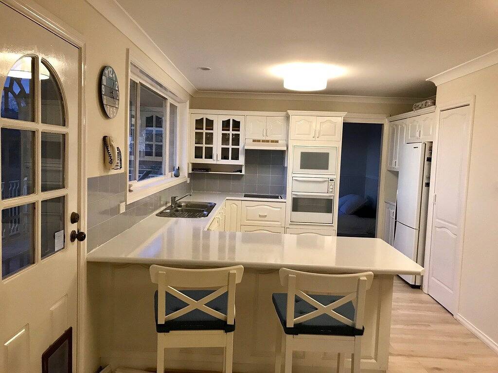 Sonnenuntergang-Ufer in absoluter Ufergegend in Culburra, Culburra Beach