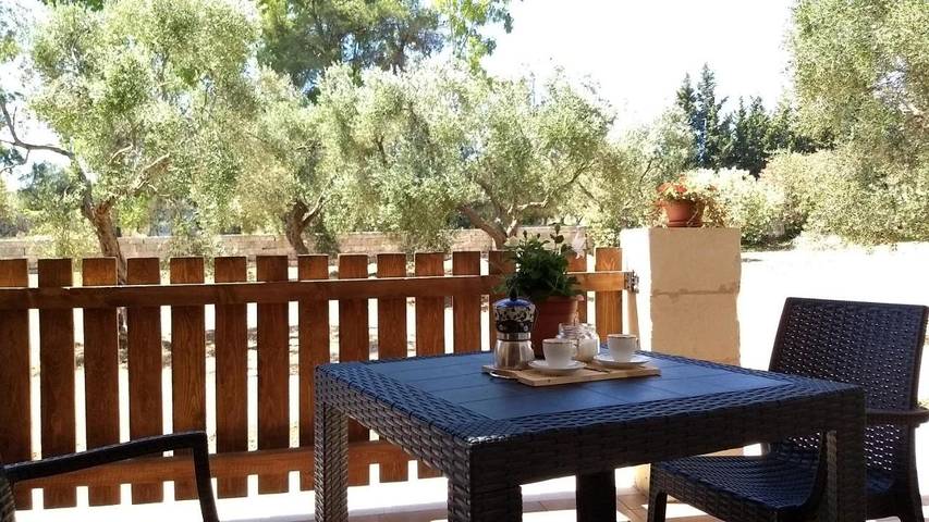 Casa vacanza per 3 persone, con Terrazza e Giardino nonché Panorama a Borgagne