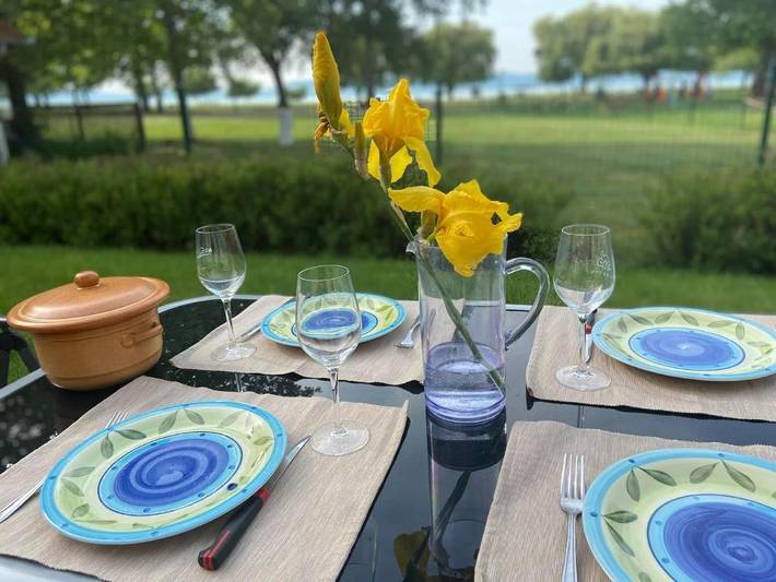 Ferienwohnung für 5 Personen, mit Seeblick und Sauna sowie Garten und Ausblick in Balatonlelle - 2