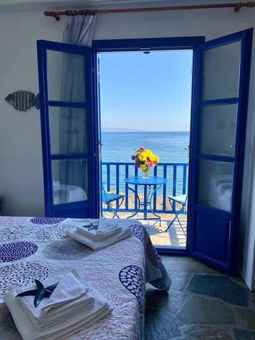 Location de vacances pour 2 personnes, avec balcon et vue dans Drios