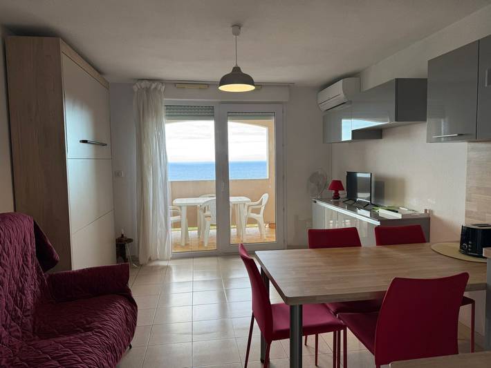 Estudio entero, Estudio cabina en Banyuls-sur-Mer con terraza in La Côte Vermeille, Banyuls-sur-Mer