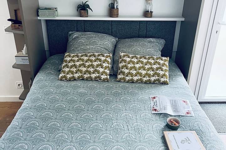 Chambre équipée privée Wc/Sdb puy du fou A87 terrabotanica Terrasse in Mozé-sur-Louet, Vallée de la Loire