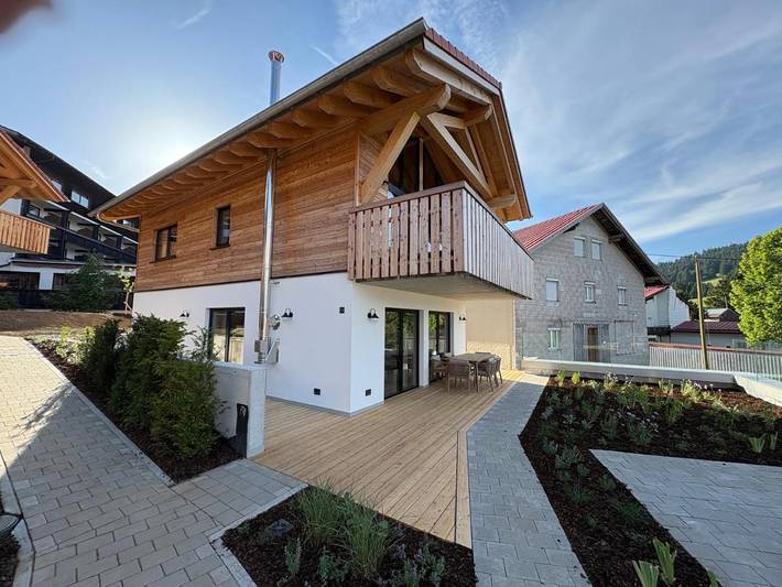 Ferienhaus für 6 Personen, mit Balkon und Terrasse sowie Garten und Ausblick in Jungholz - 2