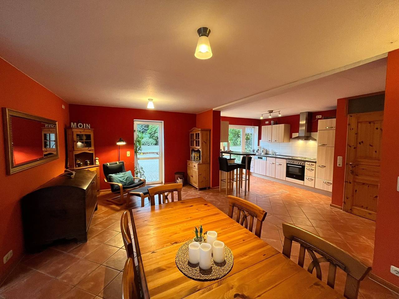 Ganze Wohnung, Ferienwohnung 'Cattle Barn - Leben Auf Dem Hof' mit Meerblick, privater Terrasse und Wlan in Tröndel, Südliche Ostseeküste