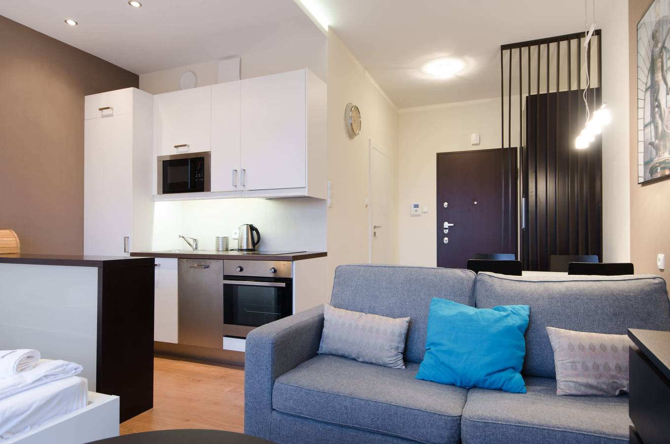 Hel lägenhet, Modern Studio in the Center | Balcony and Bathtub in Gdańsk, Zatoka Gdańska