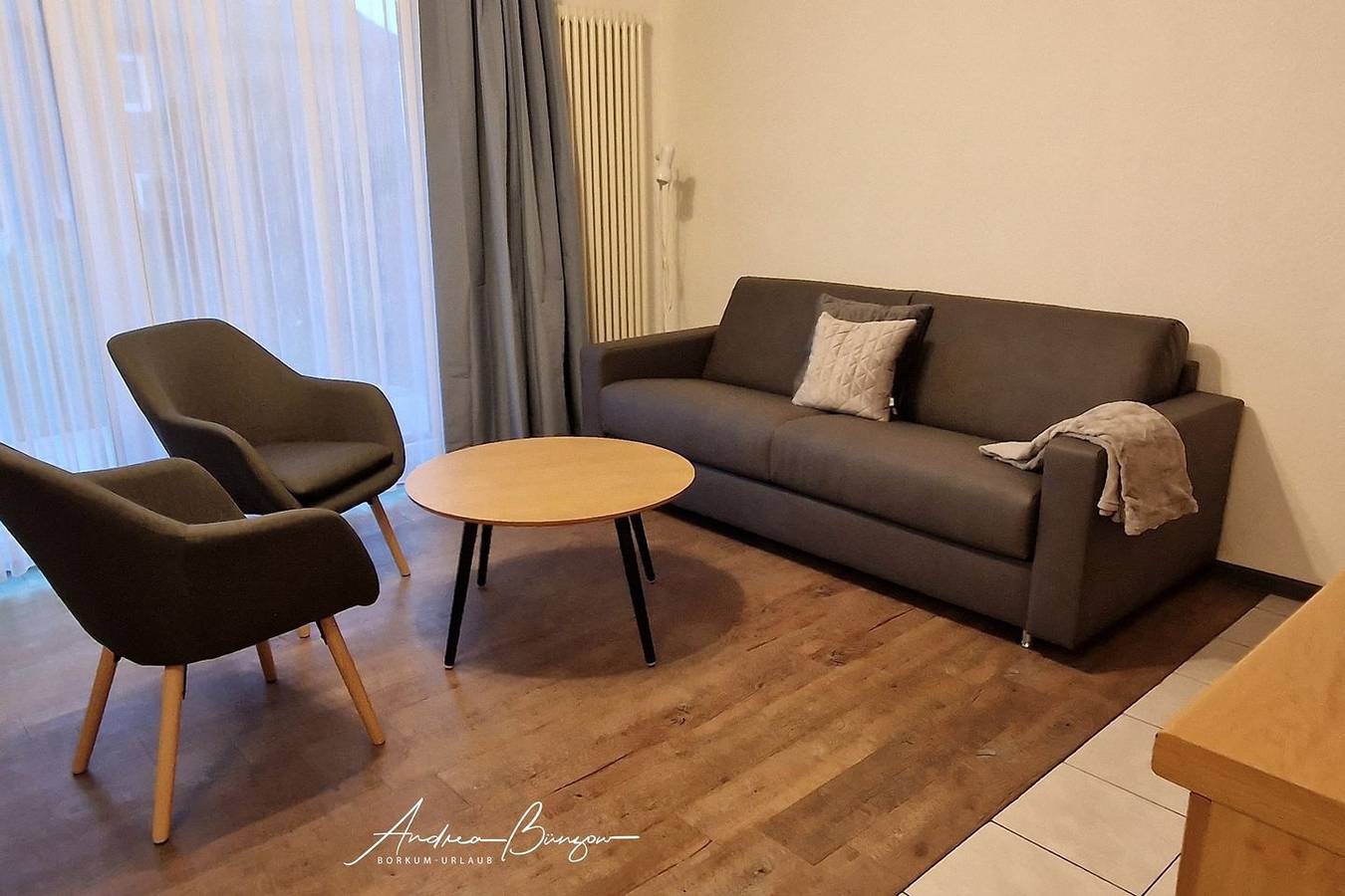 Ganze Wohnung, Erdgeschoss-Ferienwohnung mit Südterrasse für 4 Personen, Nahe Hauptbadestrand in Borkum