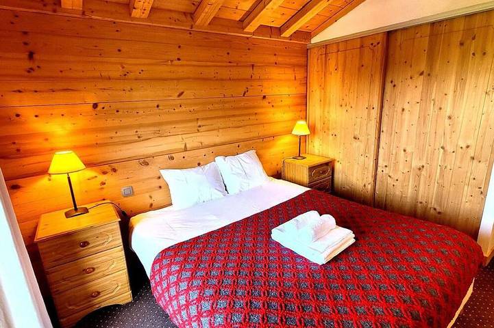 Ganze Wohnung, Helles Duplex mit Garten, in der Nähe der Pisten, 6 Pers., Parkplatz in Les Gets, Les Portes du Soleil