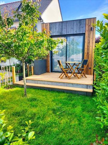 Gîte pour 2 personnes, avec jardin et terrasse à Écouflant