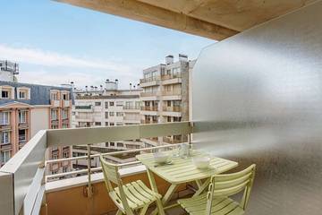 Gîte pour 2 personnes, avec balcon et piscine dans Office De Tourisme De Biarritz