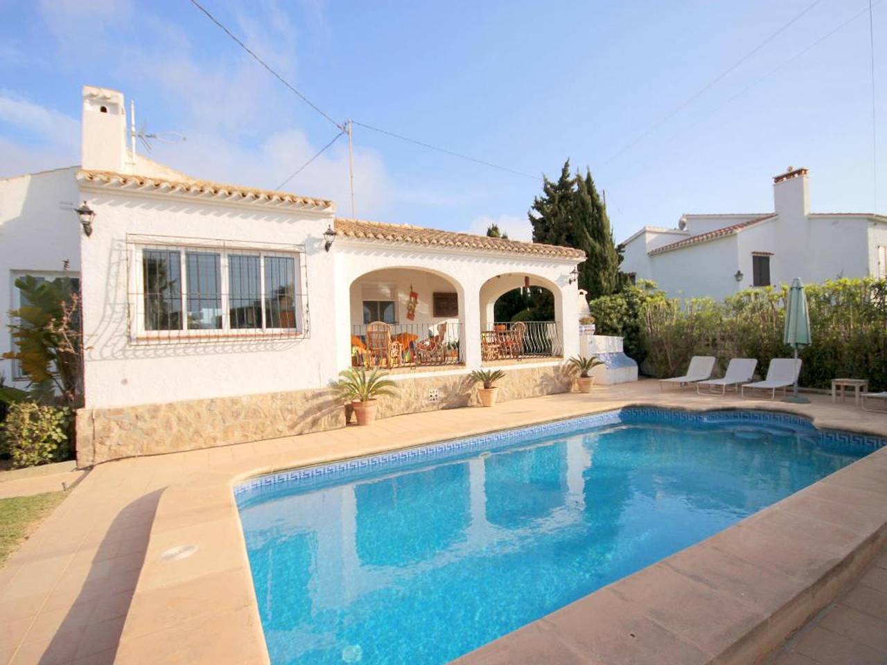 Intimate villa with private pool in Javea for 6 pers. in Cap Martí, Jávea