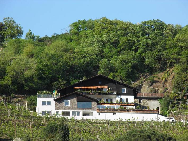 Ferienwohnung für 4 Personen, mit Balkon und Terrasse sowie Garten und Pool im Dorf Tirol