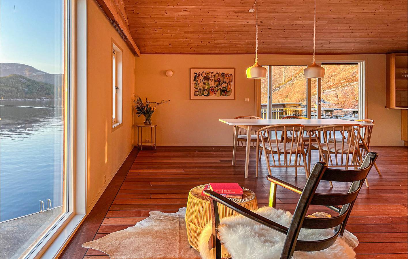Casa de vacaciones para 5 personas con terraza in Fister, Hjelmeland