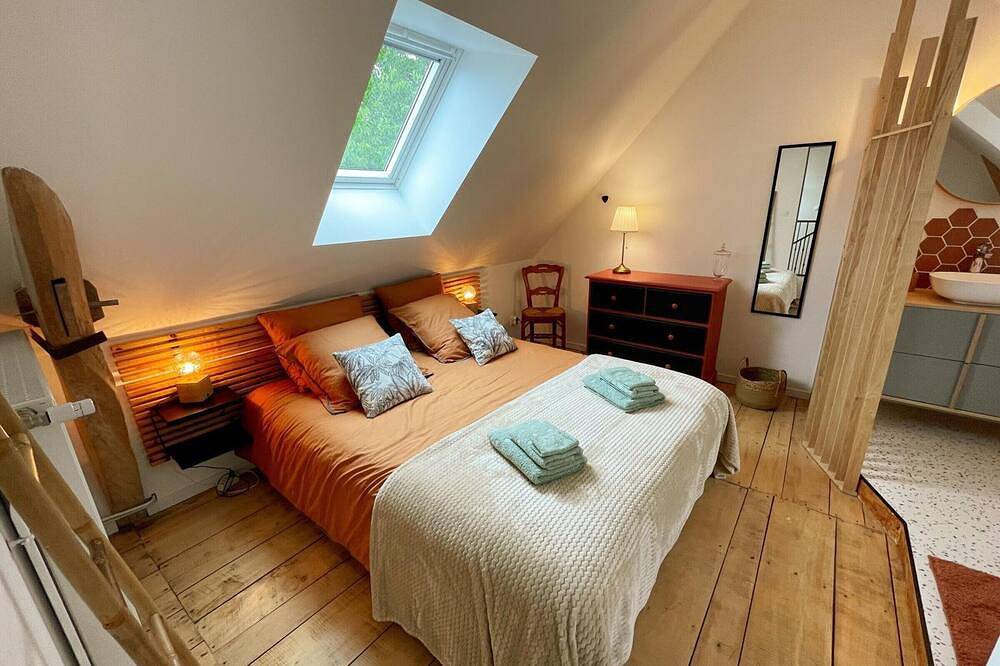 Ferienhaus in der Nähe von Schlössern, Garten, Parkplatz, max 4 Pers in Montlouis-sur-Loire, Tours und Umgebung