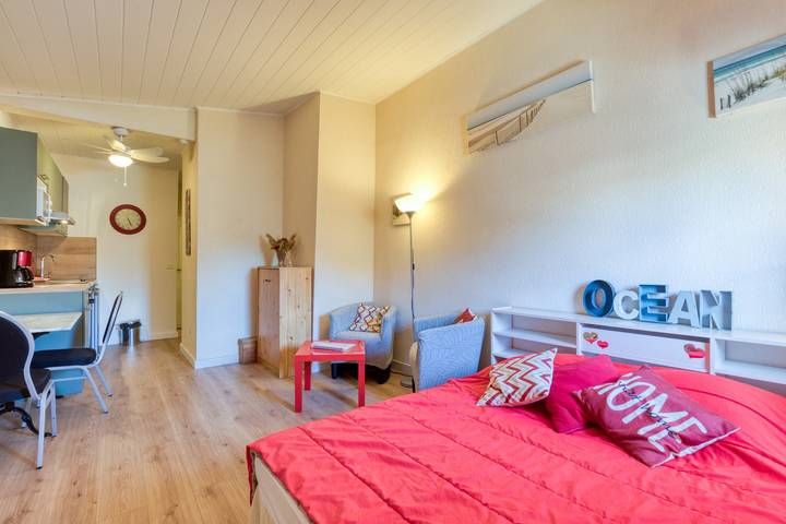 Estudio para 2 personas, con jardín, Se admiten mascotas - 1