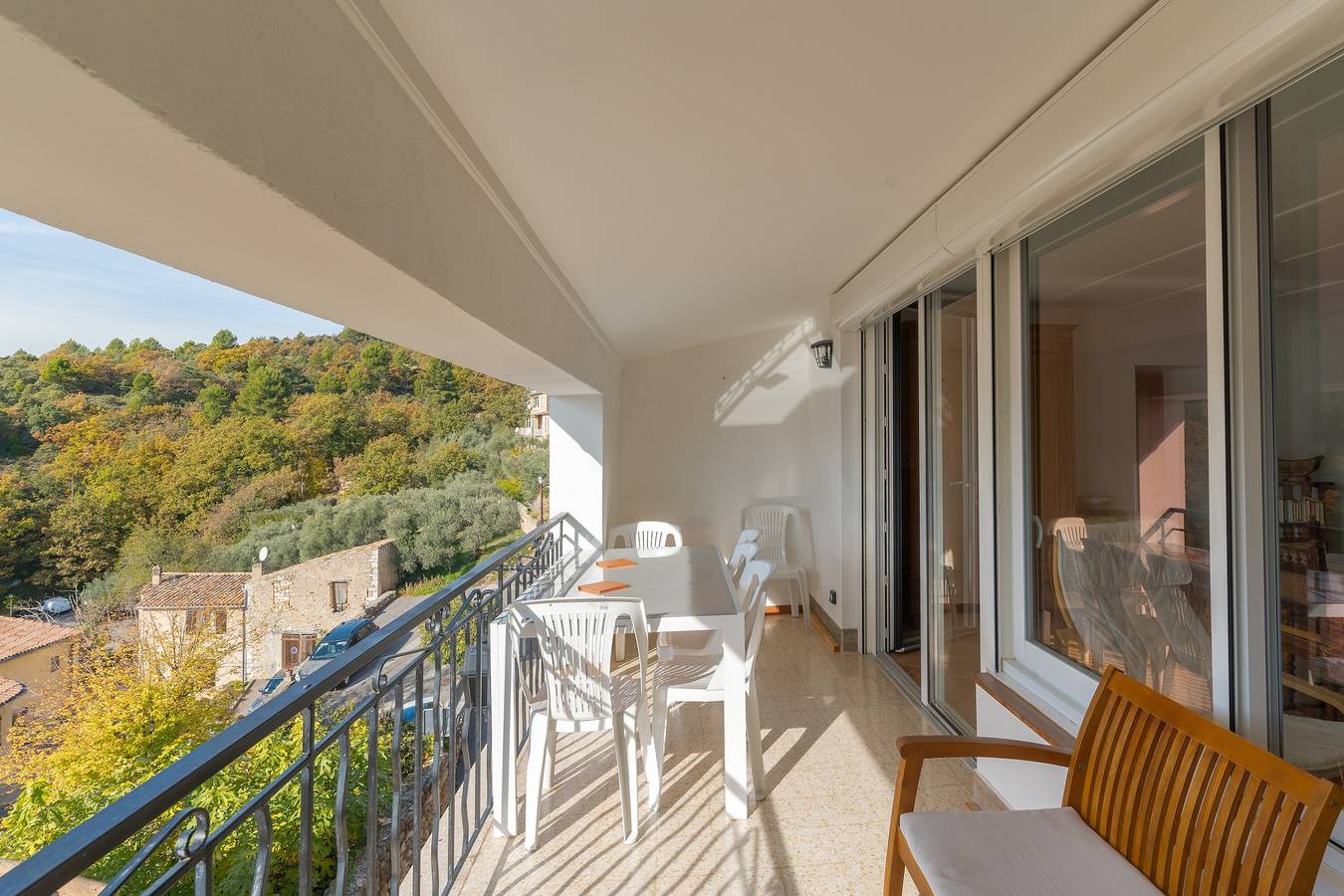 Appartement entier, Appartement « T2 L’Amourié 1er Étage » avec terrasse partagée et balcon in Sainte-Croix-du-Verdon, Parc naturel régional du Verdon