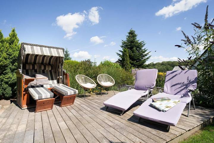 Ferienhaus für 6 Personen, mit Balkon und Terrasse sowie Garten und Sauna in Bliesdorf - 4