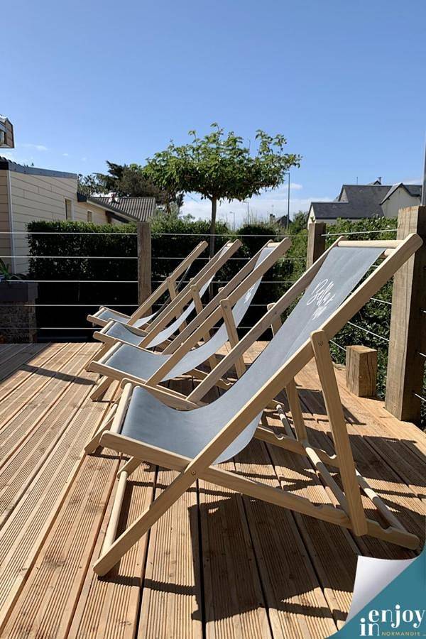 Maison de vacances pour 5 personnes, avec Terrasse et Vue à Agon-Coutainville