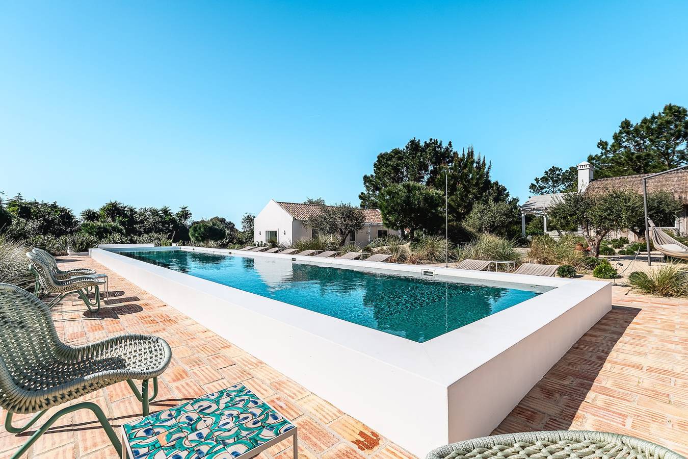 Holiday Home with Multiple Separate Houses 'Comporta Bliss' and 20-Meter Saltwater Pool in Comporta, Costa Alentejana