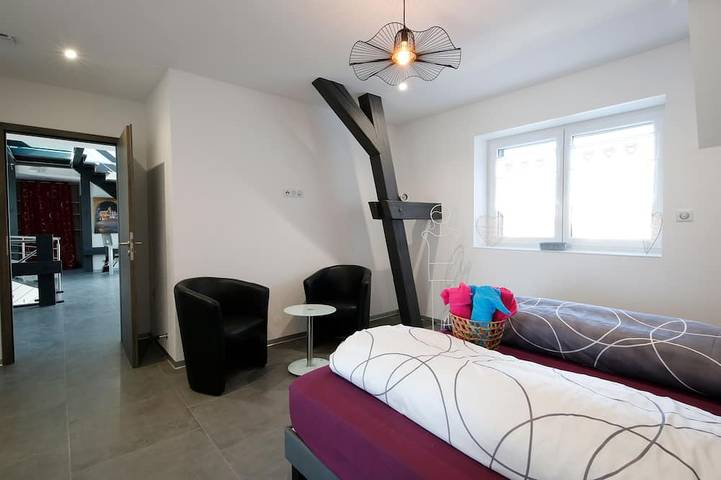 Location de vacances pour 10 personnes, avec terrasse et jardin, animaux acceptés à Sigolsheim - 2