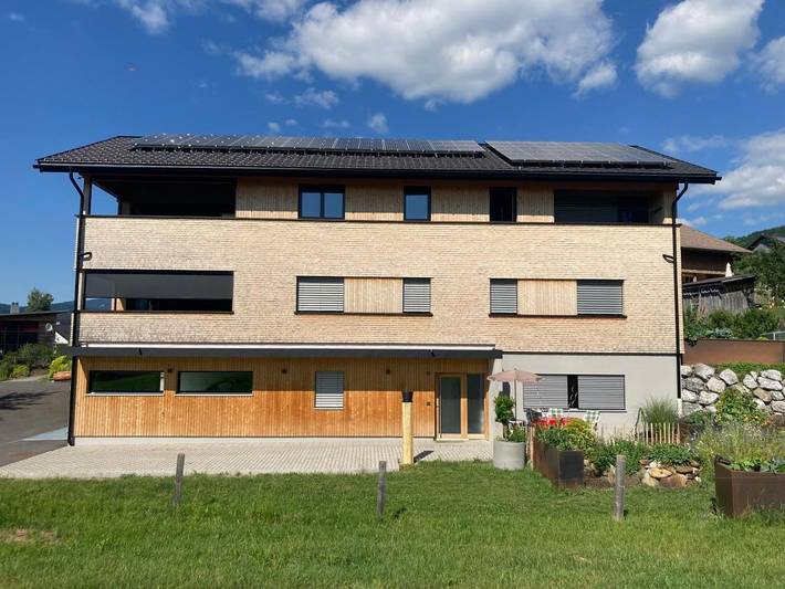 Ferienwohnung für 6 Personen, mit Garten und Ausblick