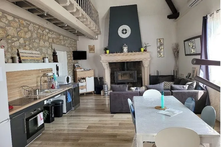 Maison de vacances pour 5 personnes, avec jacuzzi ainsi que piscine et jardin - 1