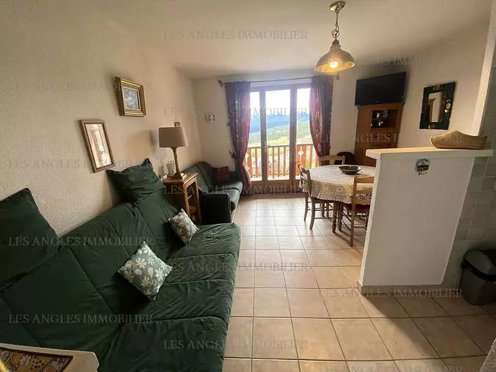 Ganze Wohnung, Charmante Wohnung Typ T2 Kabine 4 bis 6 Personen, mit Blick auf Le Lac in Les Angles, Parc naturel régional des Pyrénées catalanes