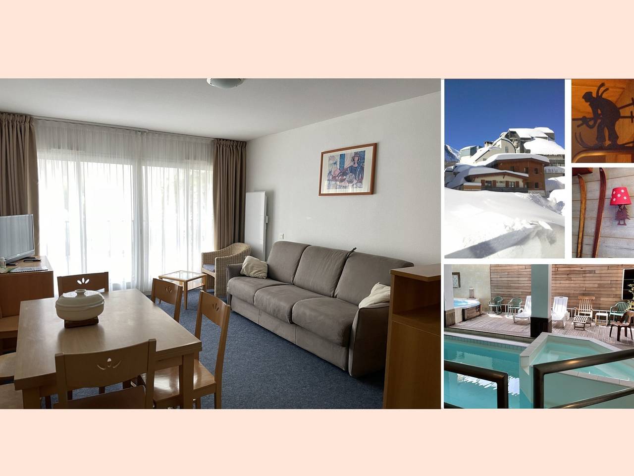 Entire studio, Studio for 6, 36m², Slope View in Gourette, Eaux-Bonnes