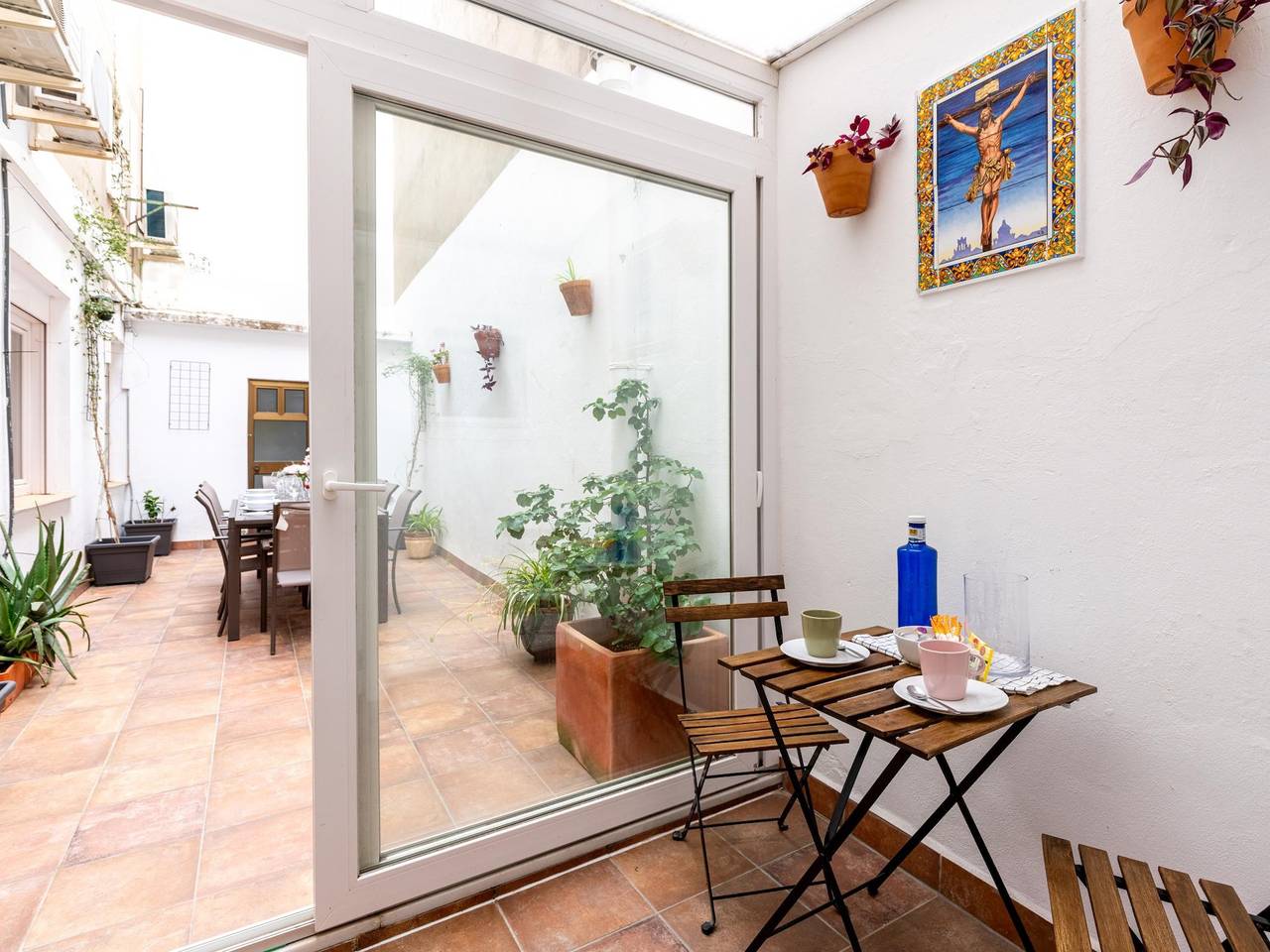 Ganze Ferienwohnung, Ferienwohnung für 8 Personen mit Terrasse in Casco Antiguo, Sevilla