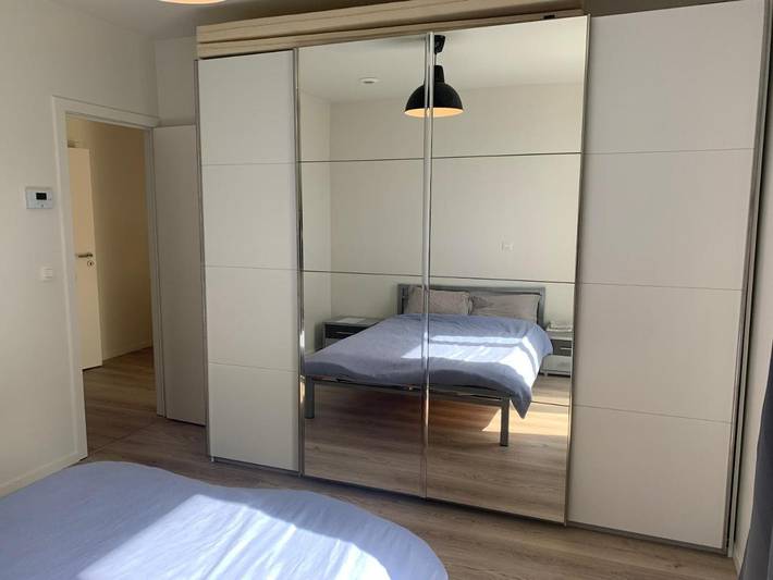 Ferienwohnung für 2 Personen, mit Terrasse und Garten sowie Ausblick in Oostende