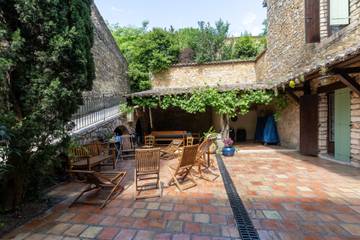 Maison De Vacances pour 12 Personnes dans Lagorce, Ardèche, Photo 2
