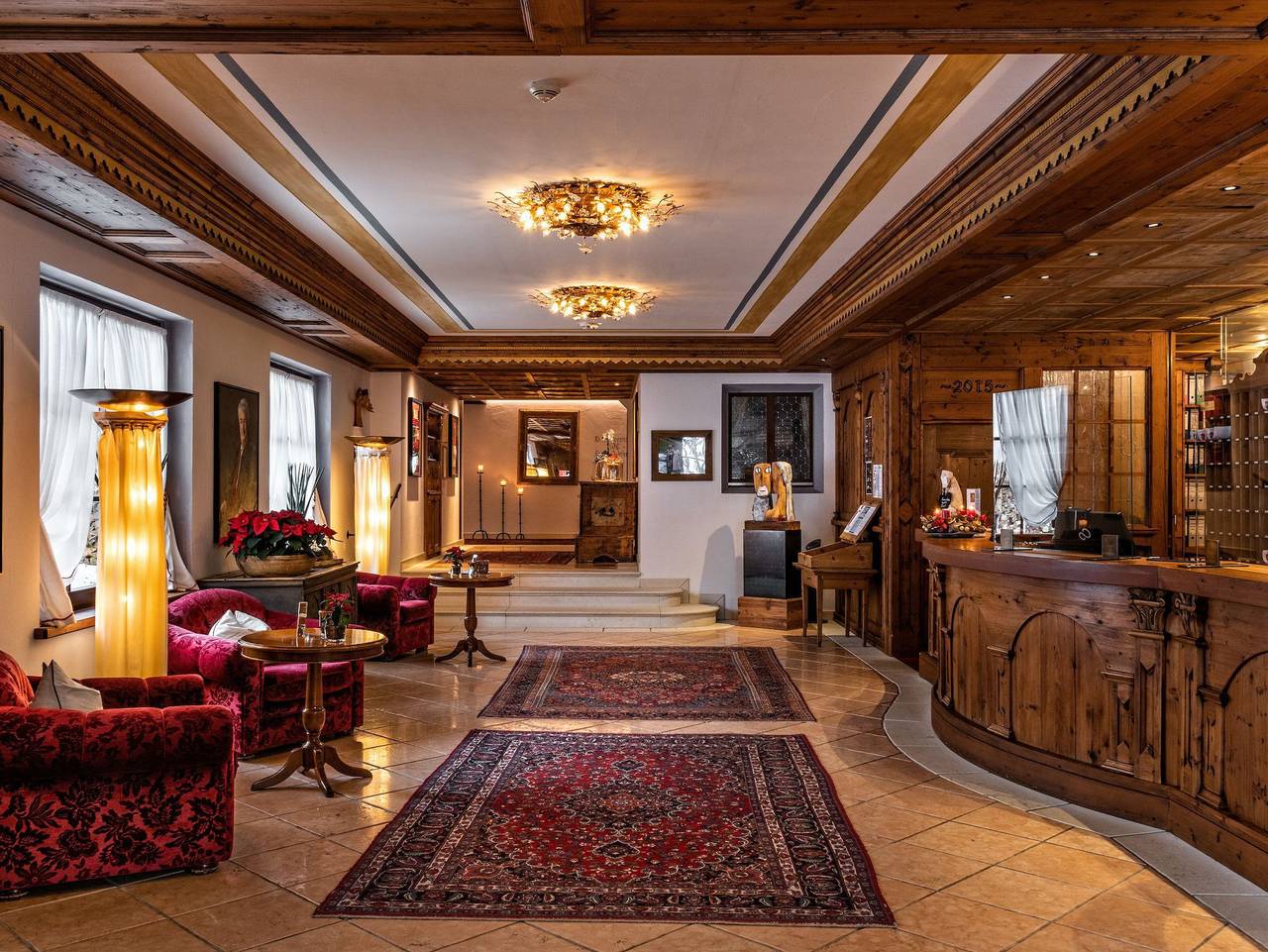 Romantik Hotel Santer in Toblach, Sextener Dolomiten