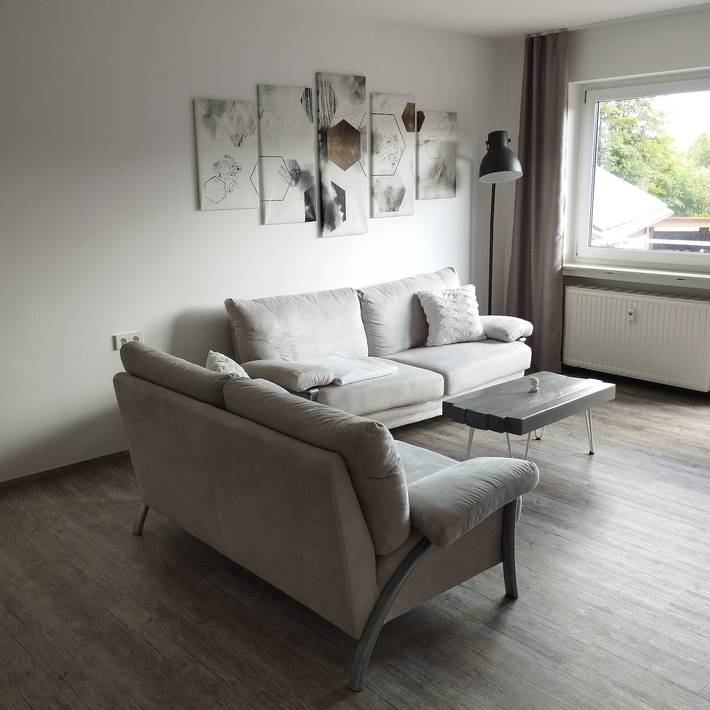 Geheel appartement, Appartement 'Zur Dicken Berta' met Balkon en Wifi in Wolfegg, Region Bodensee-Oberschwaben