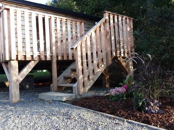 Location de vacances pour 4 personnes, avec vue ainsi que terrasse et jardin à Ohey - 2