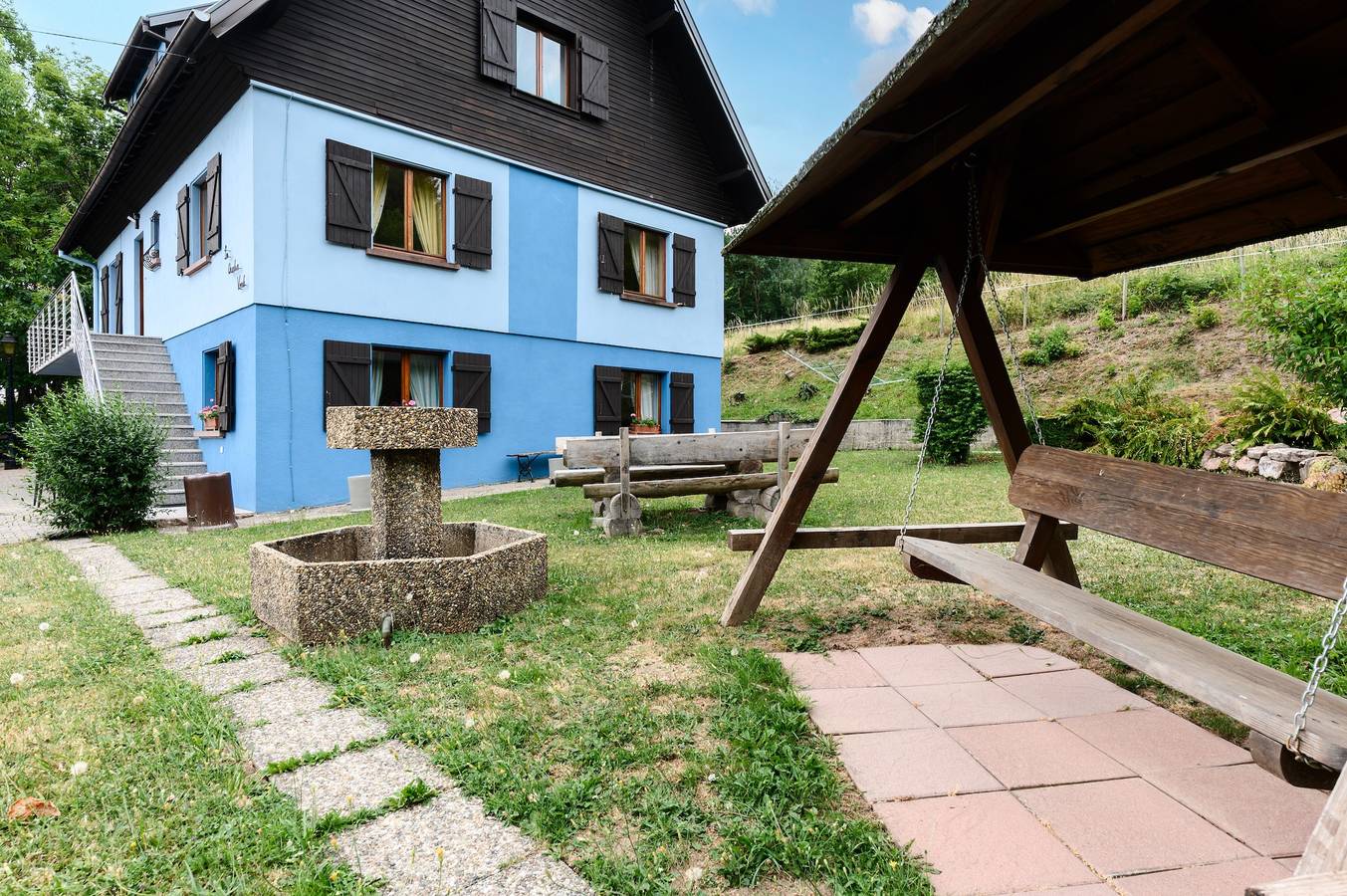 Appartement entier, Appartement « Le Sapin - Gîte Les 4 Vents » avec vue montagne, jardin commun et Wi-Fi in Thannenkirch, Parc naturel régional des Ballons des Vosges