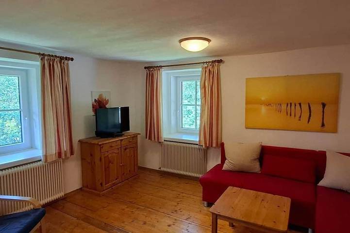 Blockhütte für 5 Personen, mit Garten und Terrasse