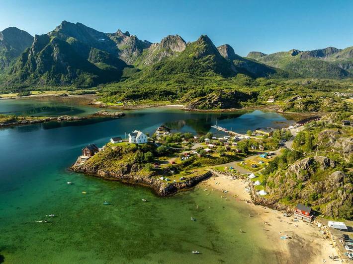Ferienpark für 2 Personen, mit Whirlpool und Terrasse sowie Garten und Sauna in Norwegen