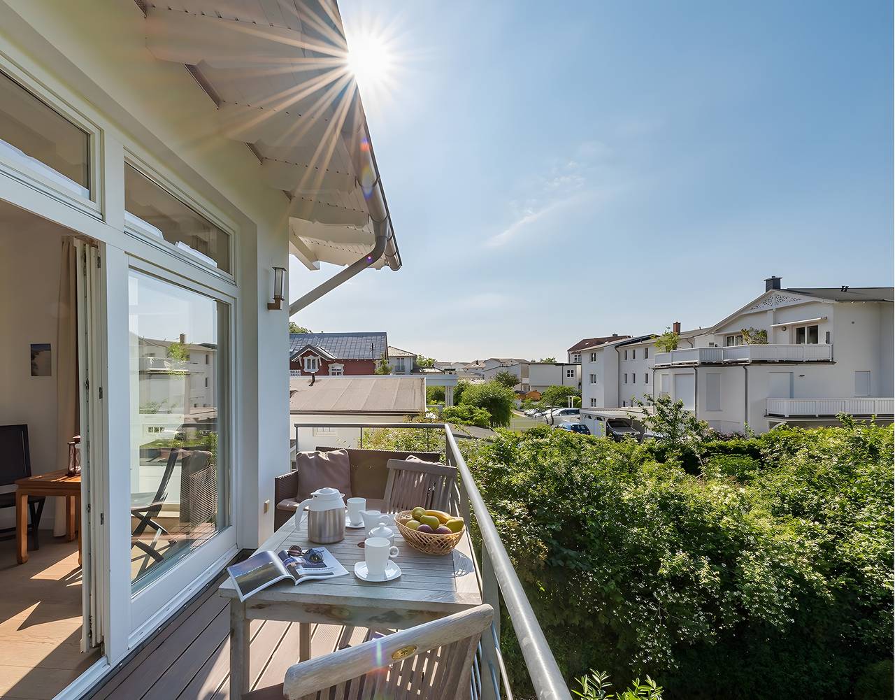 Geheel appartement, Appartement 'Halbinsel Mönchgut' met balkon en wifi in Ostseebad Binz, Binz
