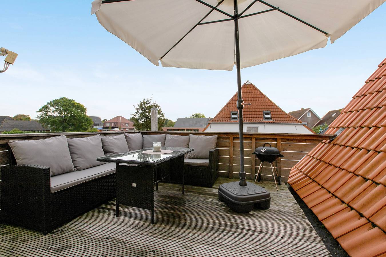 Ganze Wohnung, Ferienwohnung 'Janina' mit Privatterrasse, Balkon und Wi-Fi in Norddeich (Schleswig-Holstein), Dithmarschen