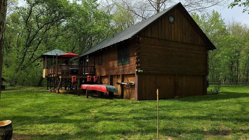 Blockhütte für 6 Personen, mit Terrasse und Garten - 1