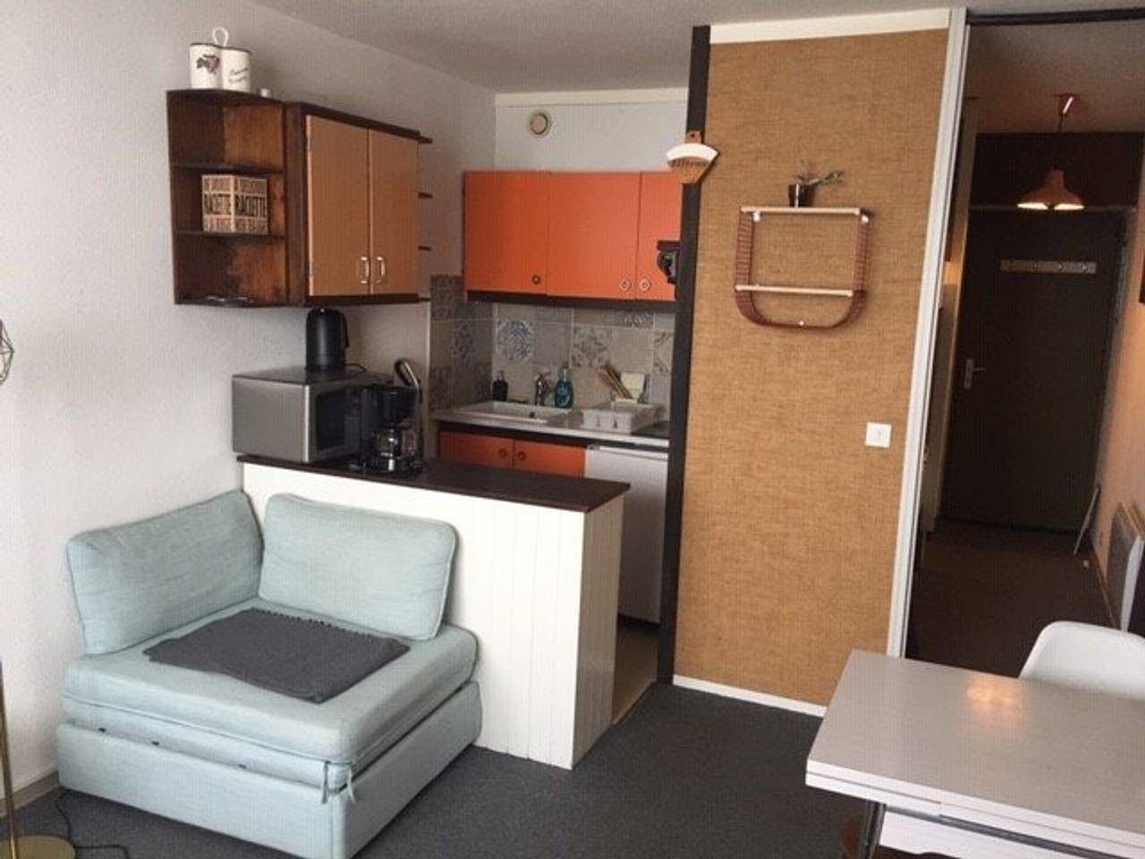 Entire studio, Comfortable studio for 4 with elevator and balcony in Arette in La Pierre Saint-Martin, Arette
