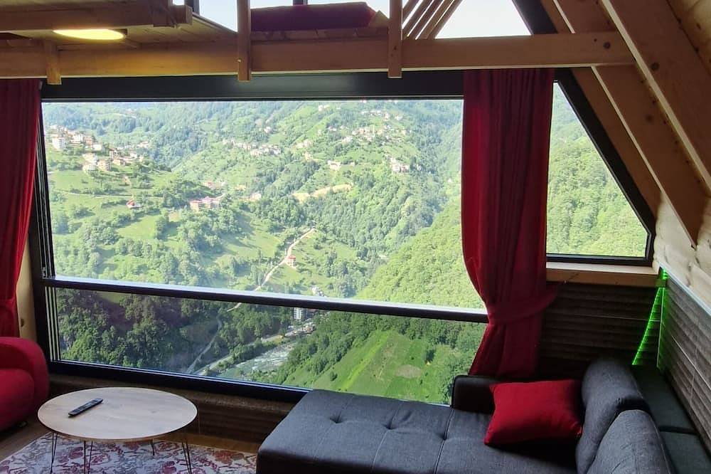 Havalı Bungalov-1 jakuzili Dere ve Şelale Manzaralı Süit Bungalow in Ardeşen, Black Sea region