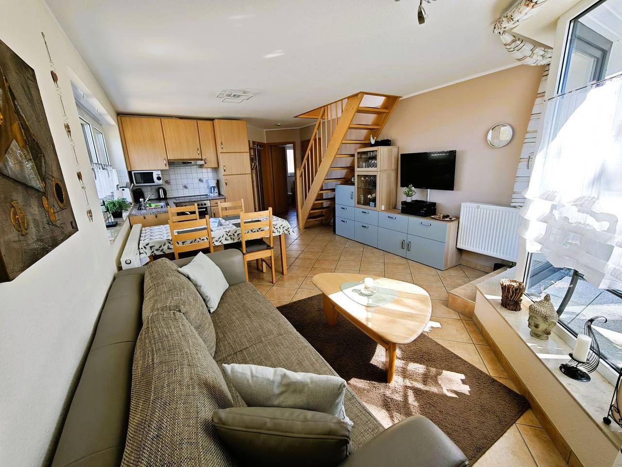 Ganze Wohnung, Ferienwohnung in einem Doppelhaus, zentrale aber ruhige Lage in Zingst, Fischland - Darß - Zingst
