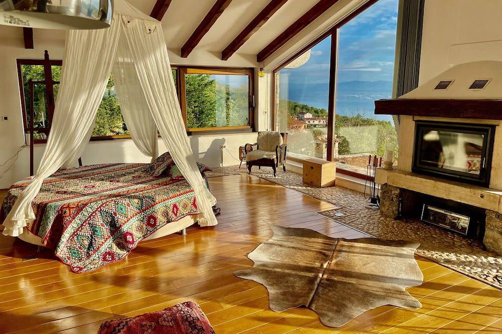 Villa Tramontana - Steinvilla mit Pool & Meerblick wenige Autominuten vom Strand in Moscenicka Draga, Primorje-Gorski Kotar