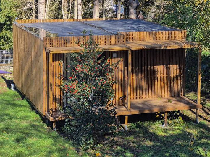 Gîte pour 2 personnes, avec Terrasse ainsi que Jardin et Vue