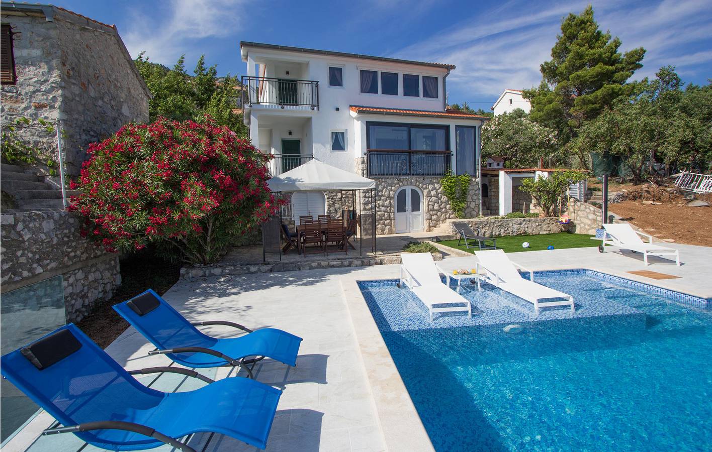 Ferienhaus für 8 Personen mit Pool in Zavala, Hvar
