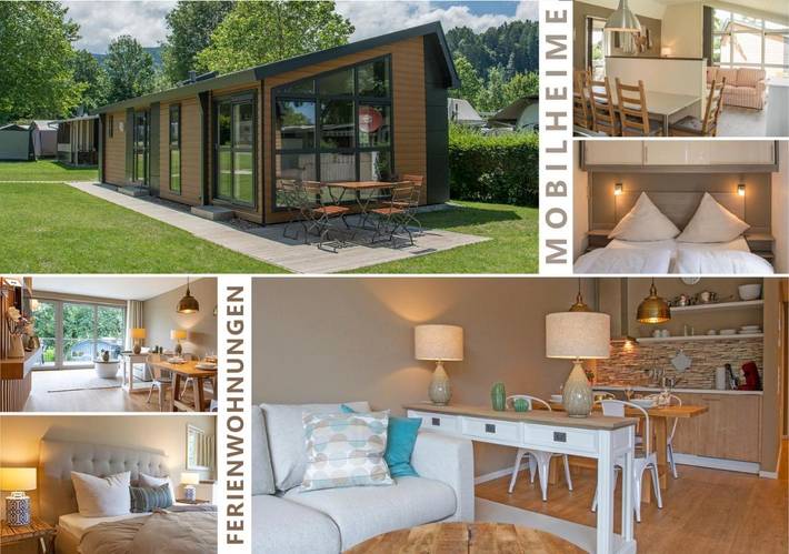 Camping pour 4 personnes, avec Terrasse et Jardin ainsi que Piscine et Vue
