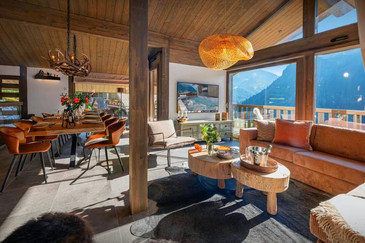 Chalet pour 10 personnes, avec jacuzzi et balcon, adapté aux familles dans Les Portes du Soleil
